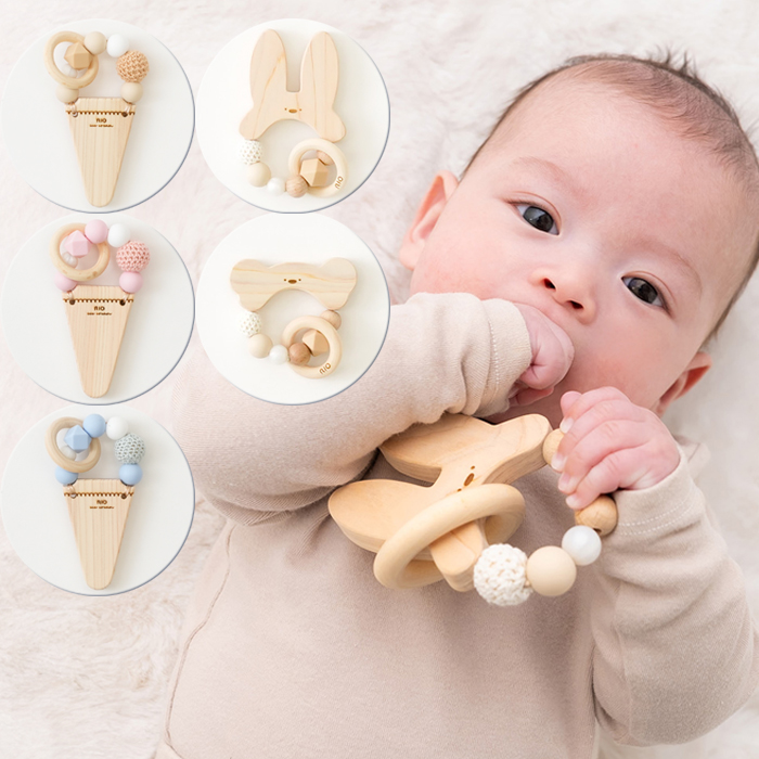 ベビー 歯固めTOY 【ヌエール ディ リアン】