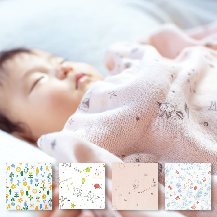 ベビー おくるみ 3重ガーゼケット 【オルネット】