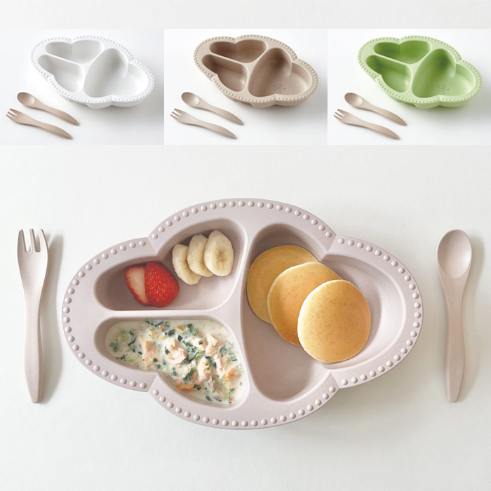 ベビー プレート＆カトラリーset 【リヤンドファミーユ】