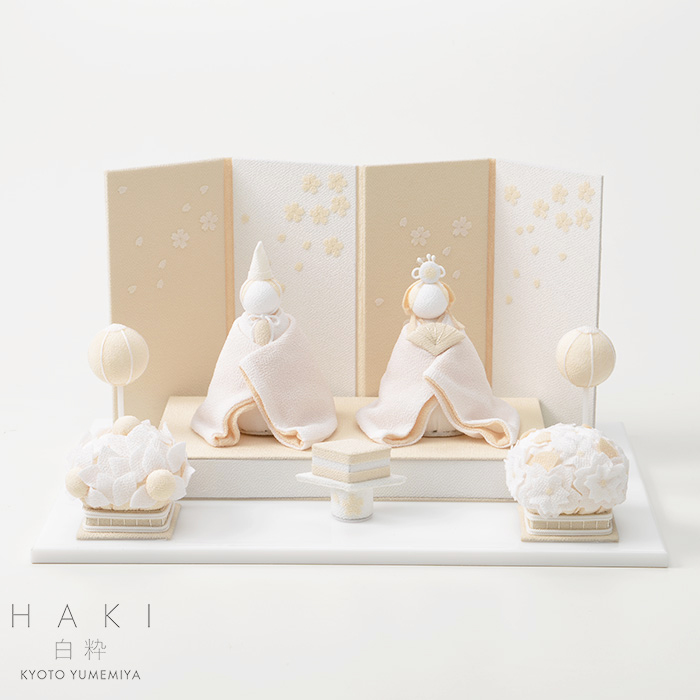 桜舞うお雛様 【白粋-HAKI-】※お取り寄せ